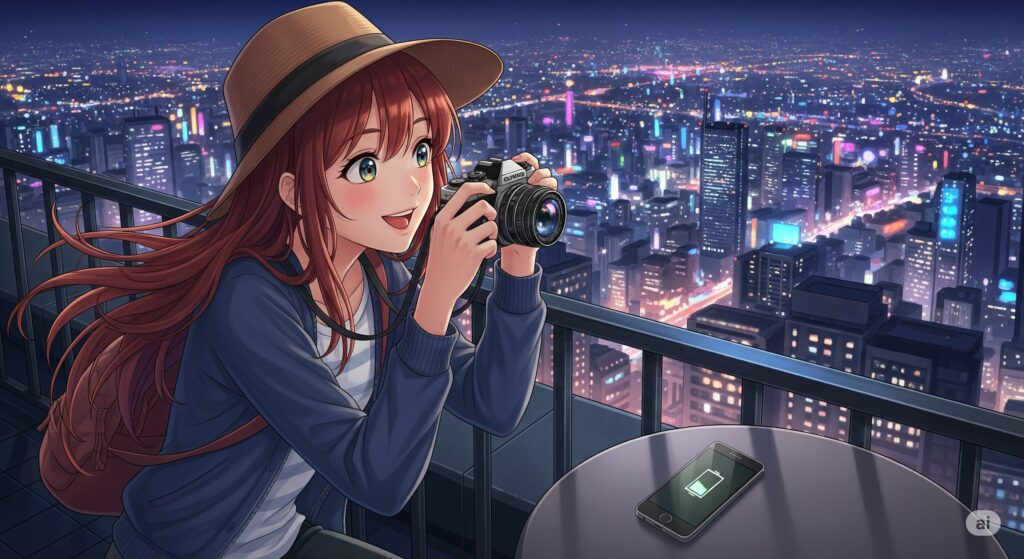 スマホのバッテリーを気にしなくてよくなる