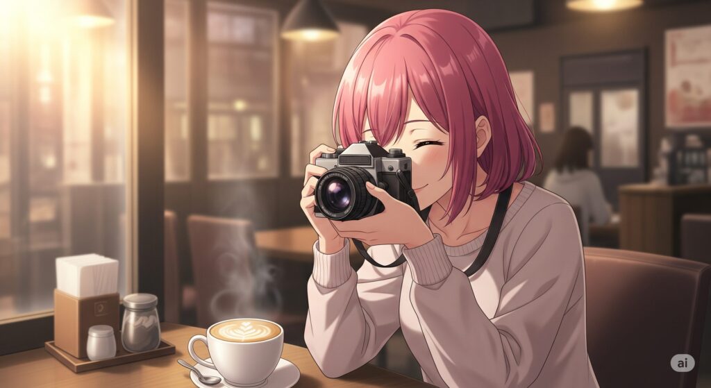 カメラだと通知が来ないから撮影に集中できる
