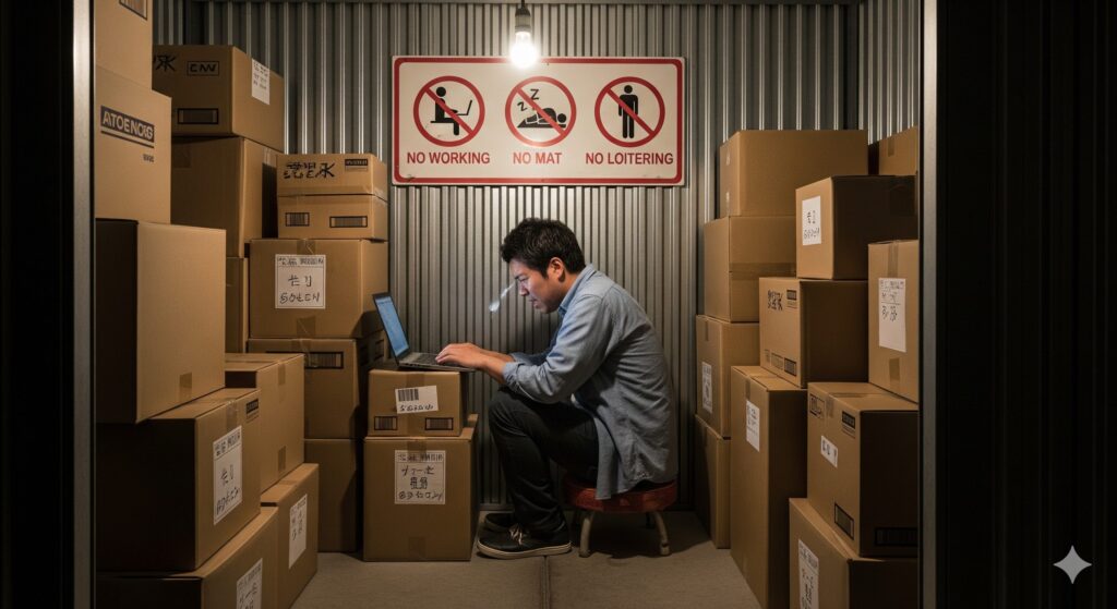 トランクルームは部屋代わりになるのか