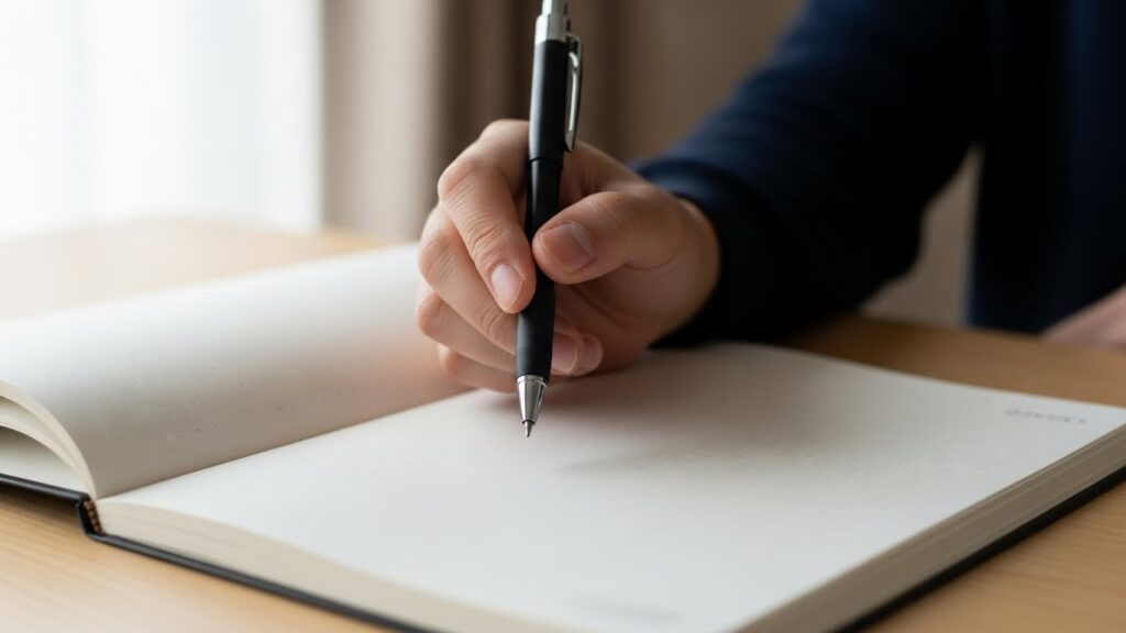 書き心地や空白の圧迫感をサイズで検証